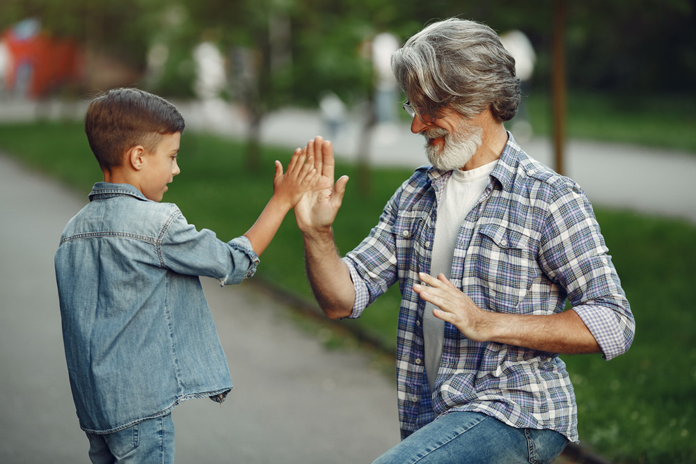 Abuelos como familia de acogida